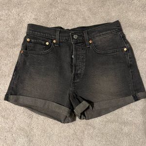 Levi’s High Waisted Jean Shorts